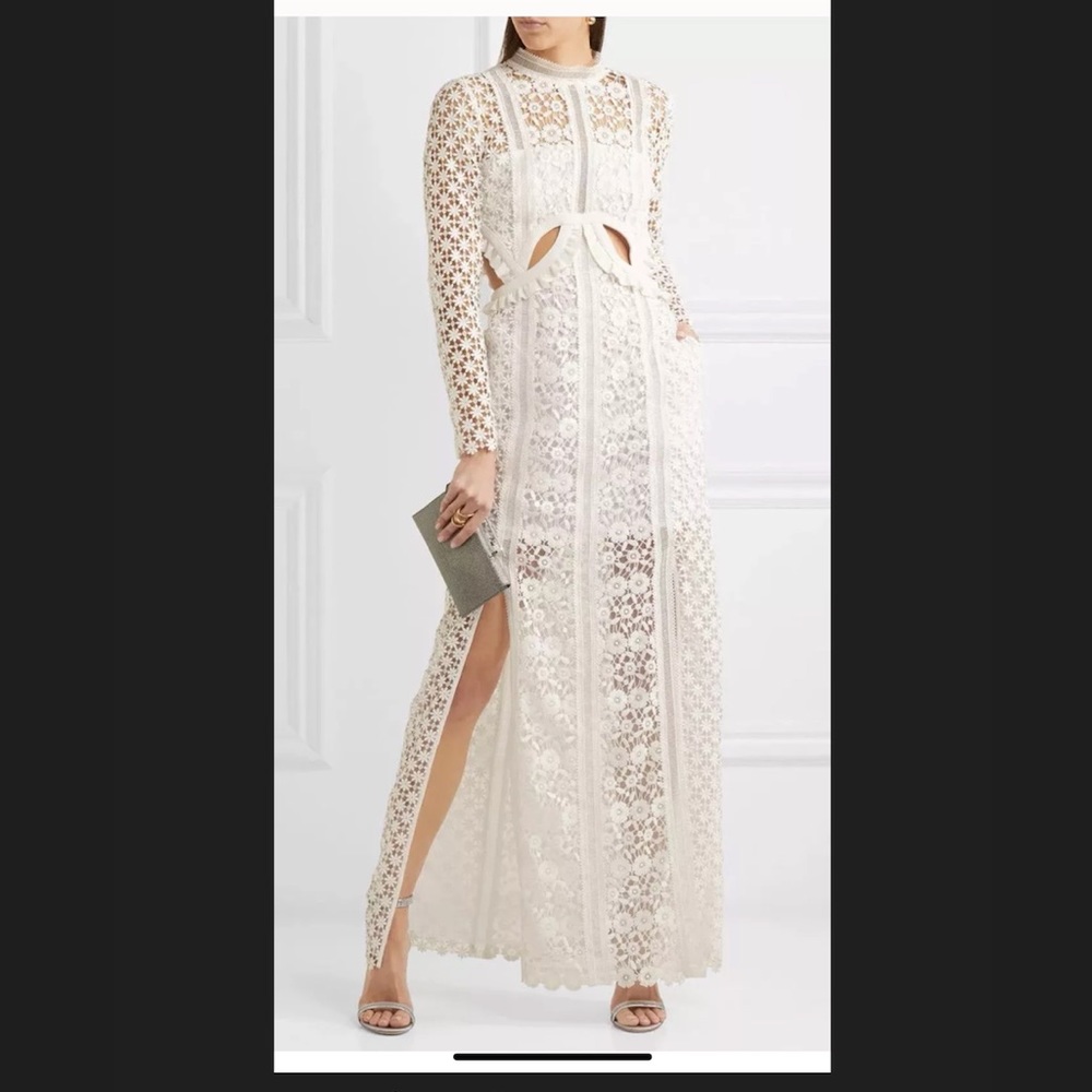 Self Portrait Lace Gown